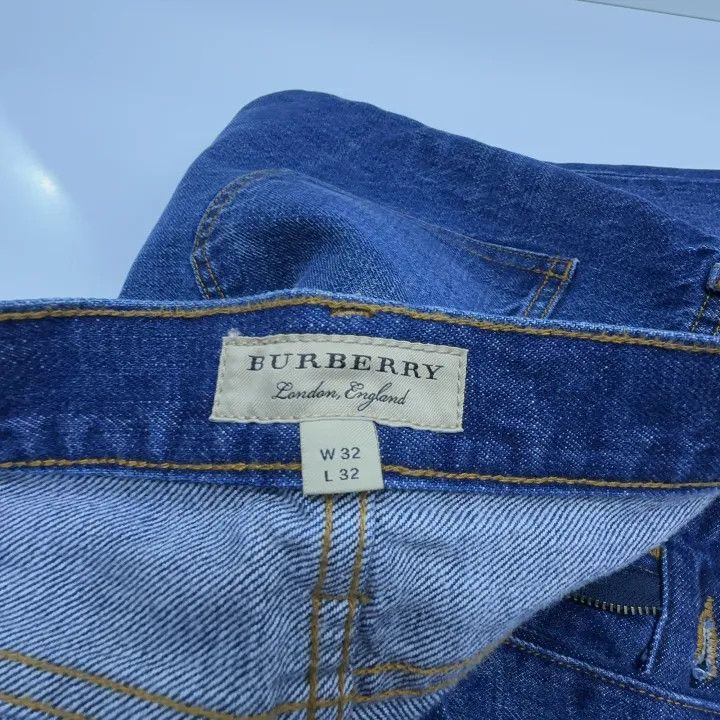 Burberry Burberry Blue Straight-Leg Denim Pants for Men Size US 32 / EU 48 - 4 Thumbnail