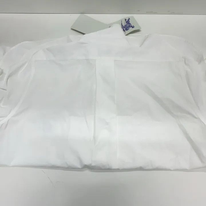 Burberry Burberry White Long Sleeve Casual Shirt Size US L / EU 52-54 / 3 - 9 Thumbnail