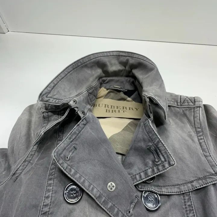 Burberry Burberry Stylish Double-Breasted Denim Jacket Size US S / EU 44-46 / 1 - 6 Thumbnail