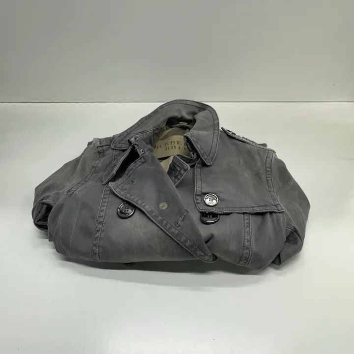 Burberry Burberry Stylish Double-Breasted Denim Jacket Size US S / EU 44-46 / 1 - 11 Thumbnail