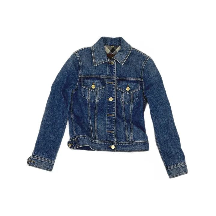 Burberry Burberry Stylish Simple Denim Jacket Size US S / EU 44-46 / 1 - 2 Thumbnail