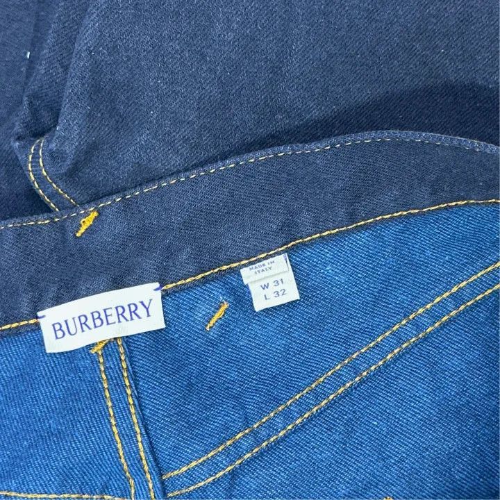 Burberry Burberry Rose Print Button Denim Pants Size US 31 - 2 Thumbnail