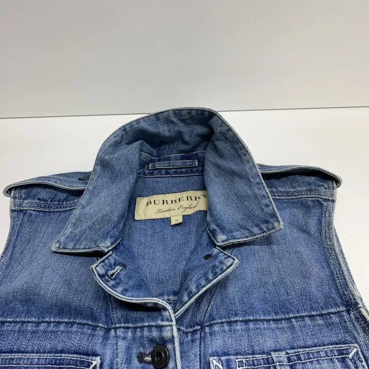 Burberry Burberry Casual Denim Vest for Fashion Lovers Size US S / EU 44-46 / 1 - 6 Thumbnail