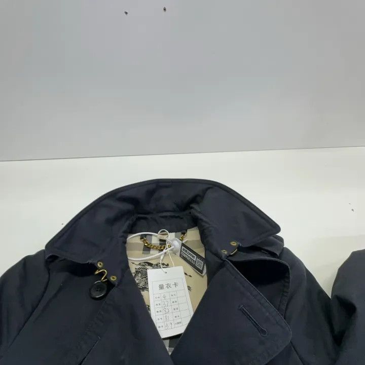 Burberry Burberry Casual Solid Double-Breasted Trench Coat Size US S / EU 44-46 / 1 - 7 Thumbnail