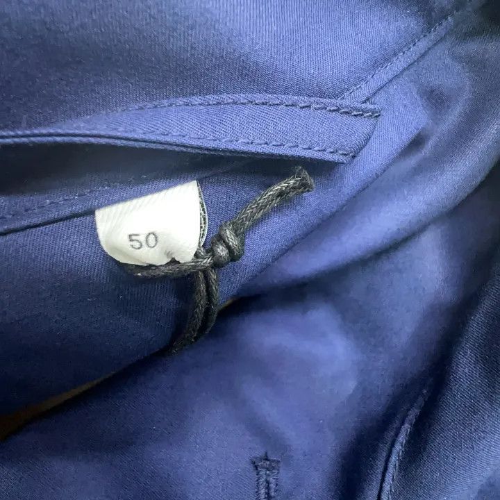 Burberry Burberry Blue Long Sleeve Trench Coat for Men Size US L / EU 52-54 / 3 - 3 Thumbnail