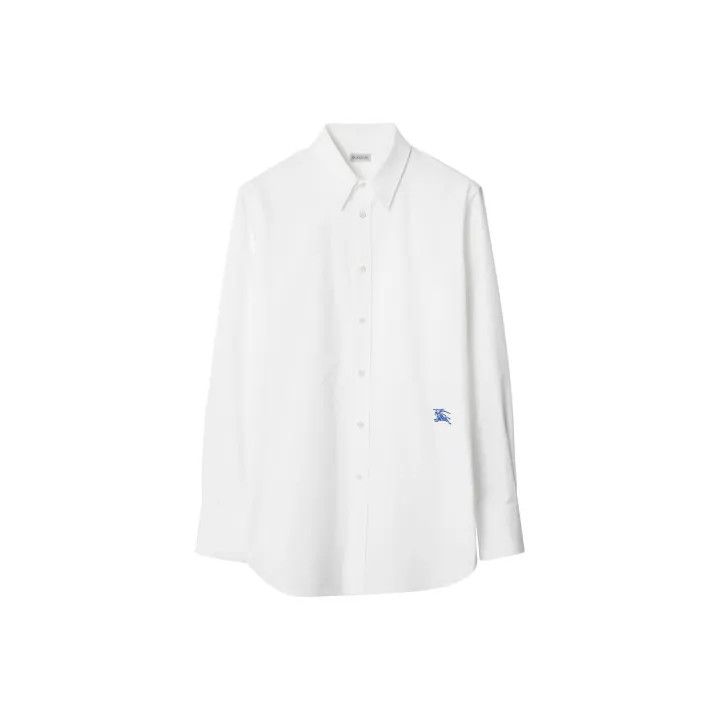 Burberry White Long Sleeve Casual Shirt