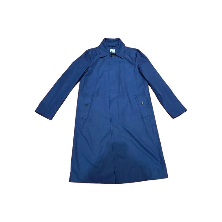 Burberry Burberry Blue Long Sleeve Trench Coat Size US L / EU 52-54 / 3 - 2 Thumbnail