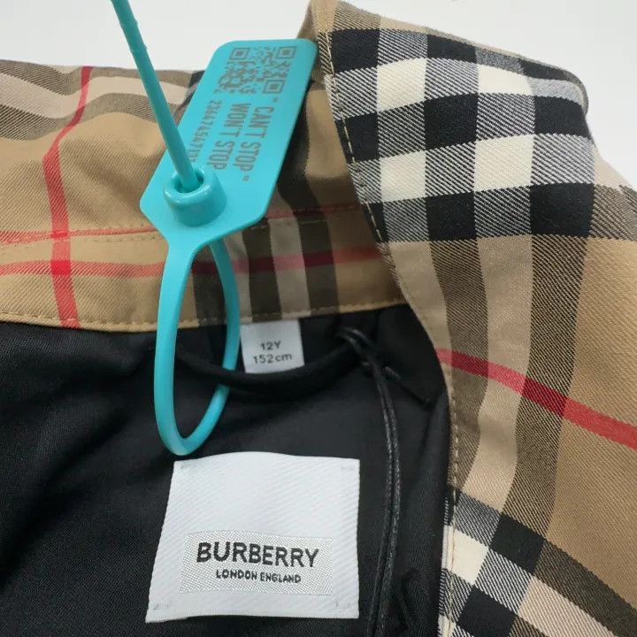 Burberry Burberry Kids Check Cotton Jacket Size US L / EU 52-54 / 3 - 2 Thumbnail