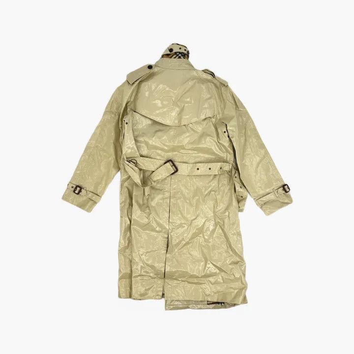 Burberry Burberry Beige Long Windbreaker Coat for Men Size US L / EU 52-54 / 3 - 3 Thumbnail