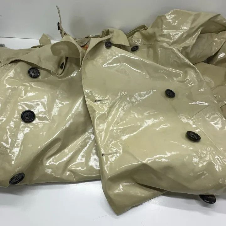Burberry Burberry Beige Long Windbreaker Coat for Men Size US L / EU 52-54 / 3 - 7 Thumbnail