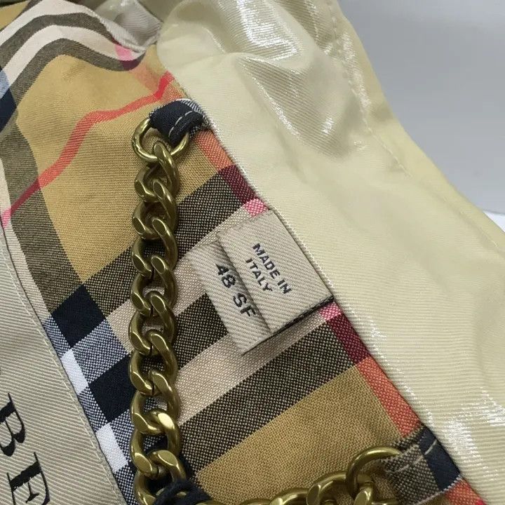 Burberry Burberry Beige Long Windbreaker Coat for Men Size US L / EU 52-54 / 3 - 6 Thumbnail