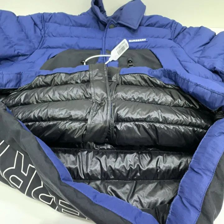 Burberry Burberry Logo Print Long Sleeve Down Jacket Size US L / EU 52-54 / 3 - 9 Thumbnail