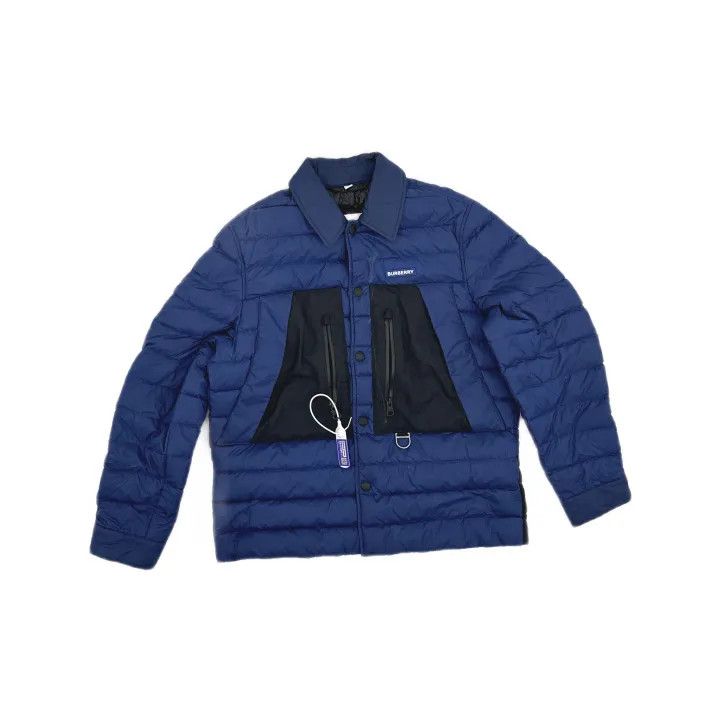 Burberry Burberry Logo Print Long Sleeve Down Jacket Size US L / EU 52-54 / 3 - 2 Thumbnail