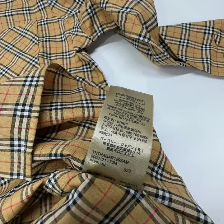 Burberry Burberry Classic Check Long Sleeve Shirt Size US S / EU 44-46 / 1 - 5 Thumbnail