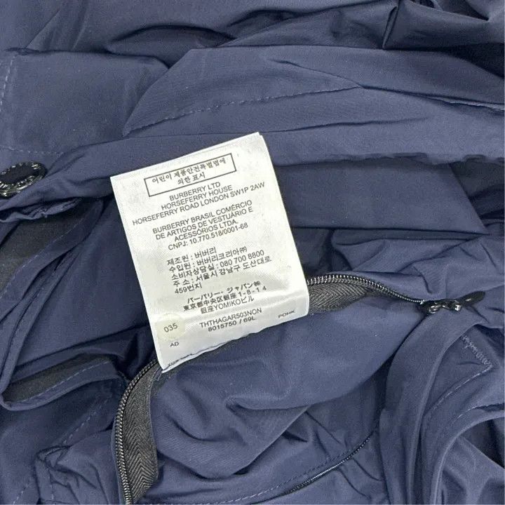 Burberry Burberry Navy Hooded Jacket for Men Size US L / EU 52-54 / 3 - 2 Thumbnail