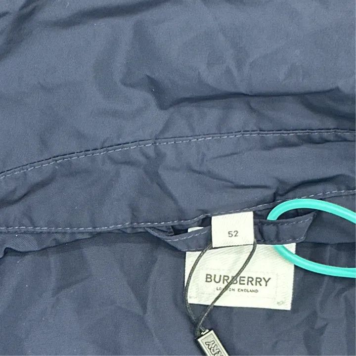 Burberry Burberry Navy Hooded Jacket for Men Size US L / EU 52-54 / 3 - 3 Thumbnail