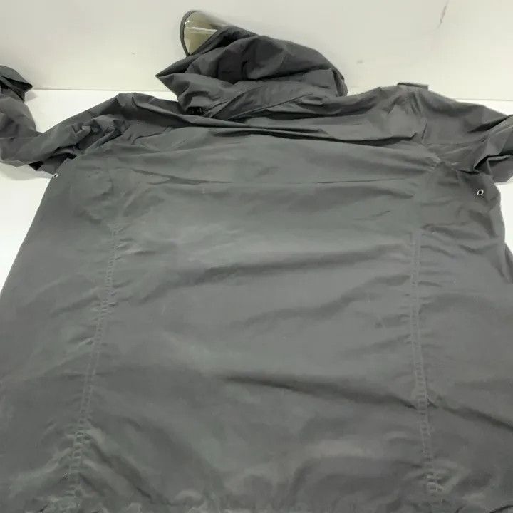 Burberry Burberry Black Removable Hooded Taffeta Jacket Size US L / EU 52-54 / 3 - 10 Thumbnail
