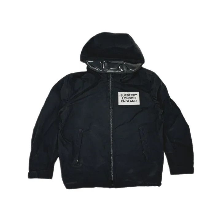 Burberry Burberry Black Removable Hooded Taffeta Jacket Size US L / EU 52-54 / 3 - 2 Thumbnail