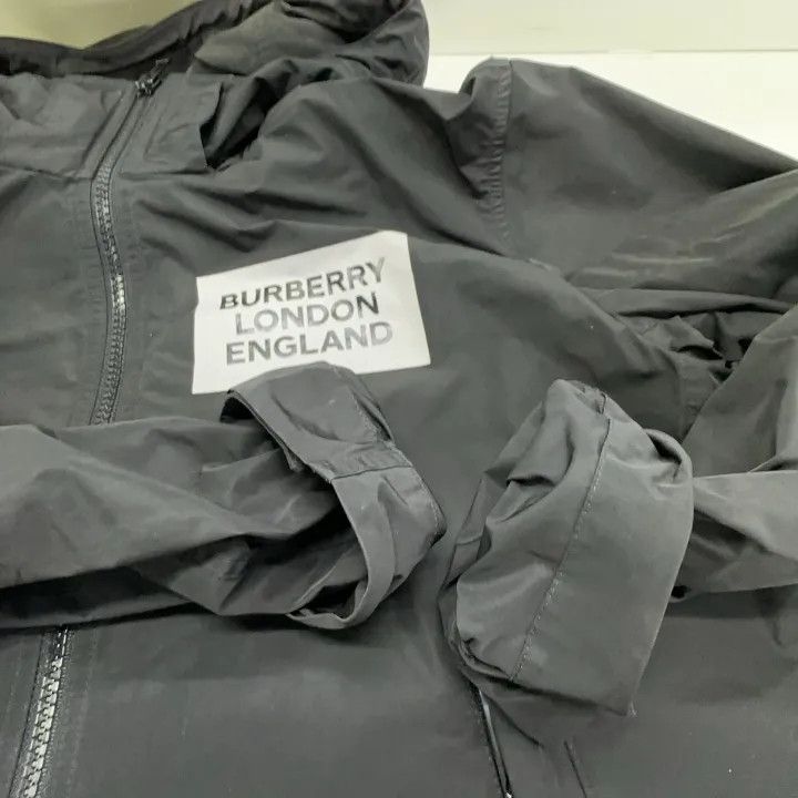 Burberry Burberry Black Removable Hooded Taffeta Jacket Size US L / EU 52-54 / 3 - 9 Thumbnail