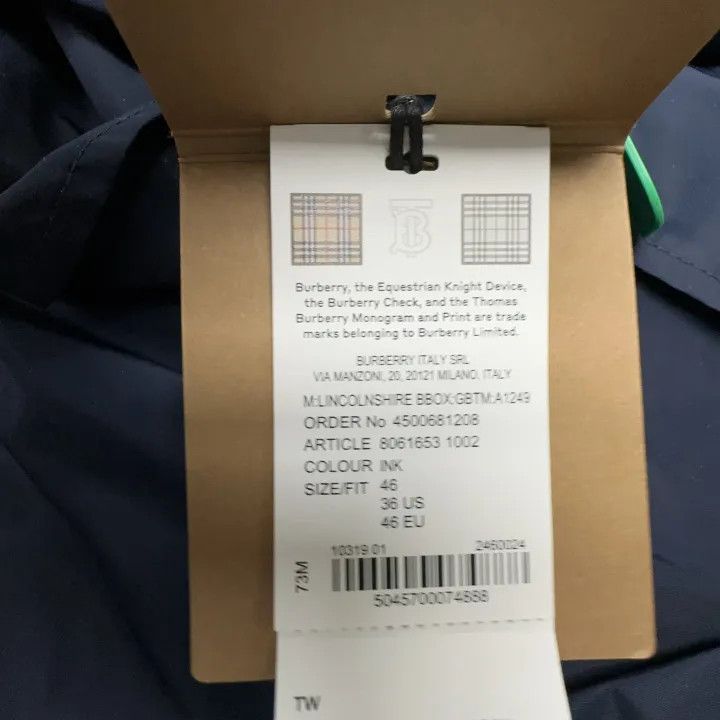 Burberry Burberry SS23 Leather Logo Jacket for Men Size US M / EU 48-50 / 2 - 3 Thumbnail