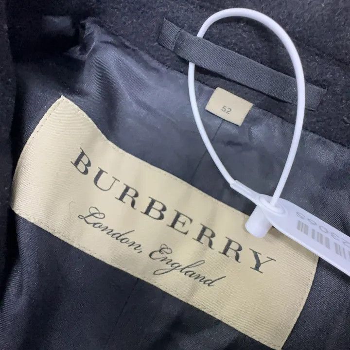 Burberry Burberry Black Wool Tailored Overcoat for Men Size US L / EU 52-54 / 3 - 5 Thumbnail