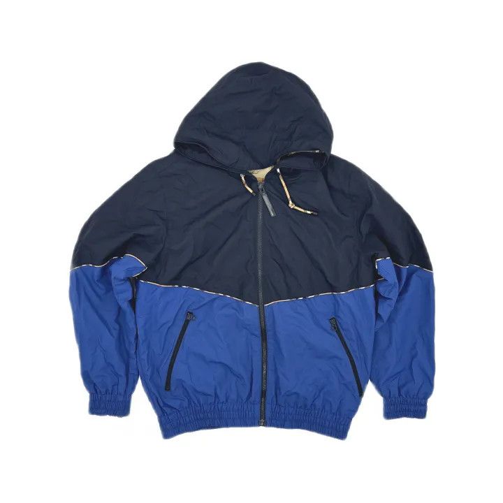 Burberry Burberry Hooded Rain Jacket in Navy Blue Size US M / EU 48-50 / 2 - 2 Thumbnail