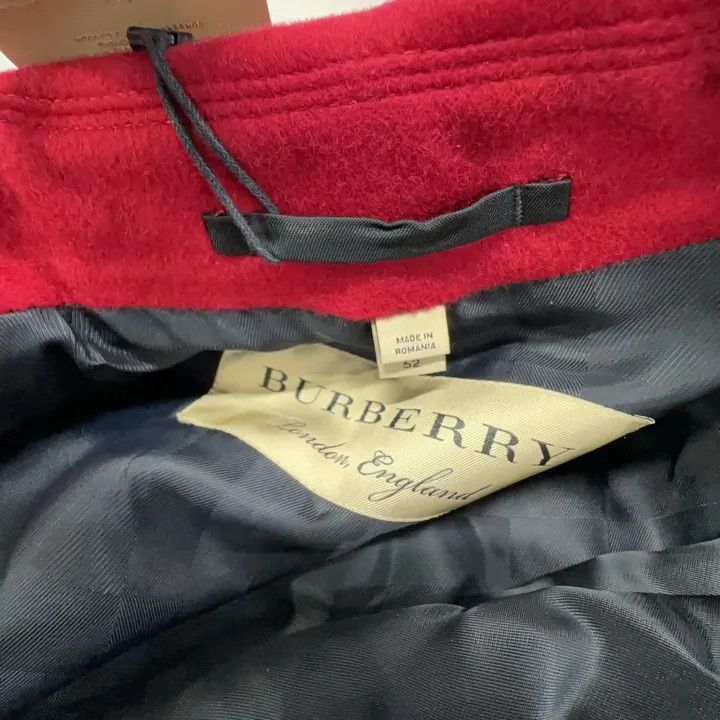 Burberry Burberry Red Double-Breasted Long Coat Size US L / EU 52-54 / 3 - 7 Thumbnail