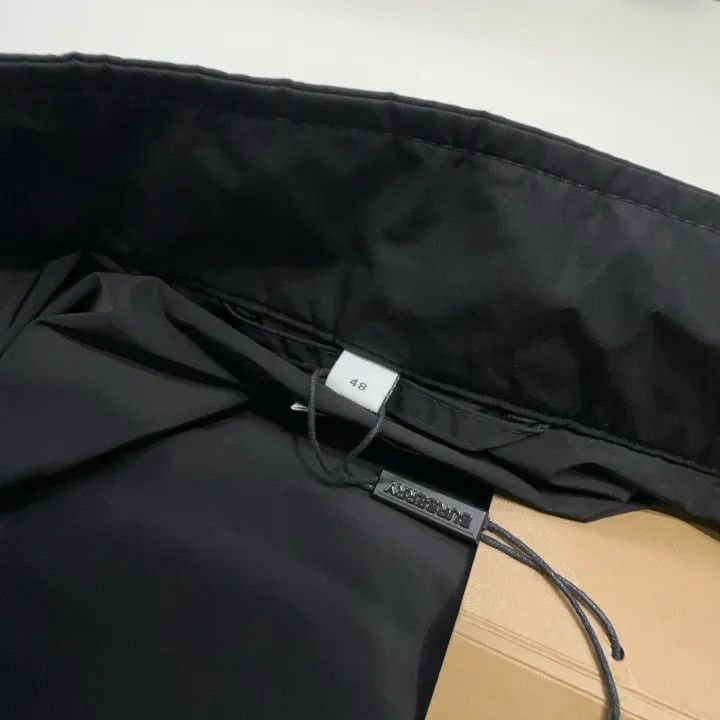 Burberry Burberry Black Leather Logo Casual Jacket Size US L / EU 52-54 / 3 - 5 Thumbnail