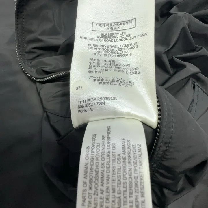 Burberry Burberry Black Leather Logo Casual Jacket Size US L / EU 52-54 / 3 - 4 Thumbnail