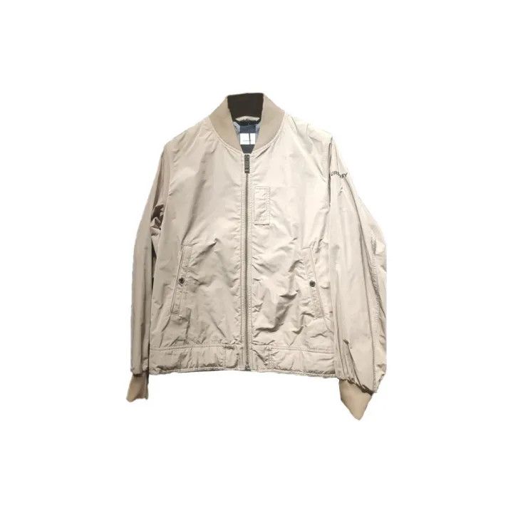 Burberry Burberry FW23 Beige Zipper Baseball Jacket Size US M / EU 48-50 / 2 - 2 Thumbnail