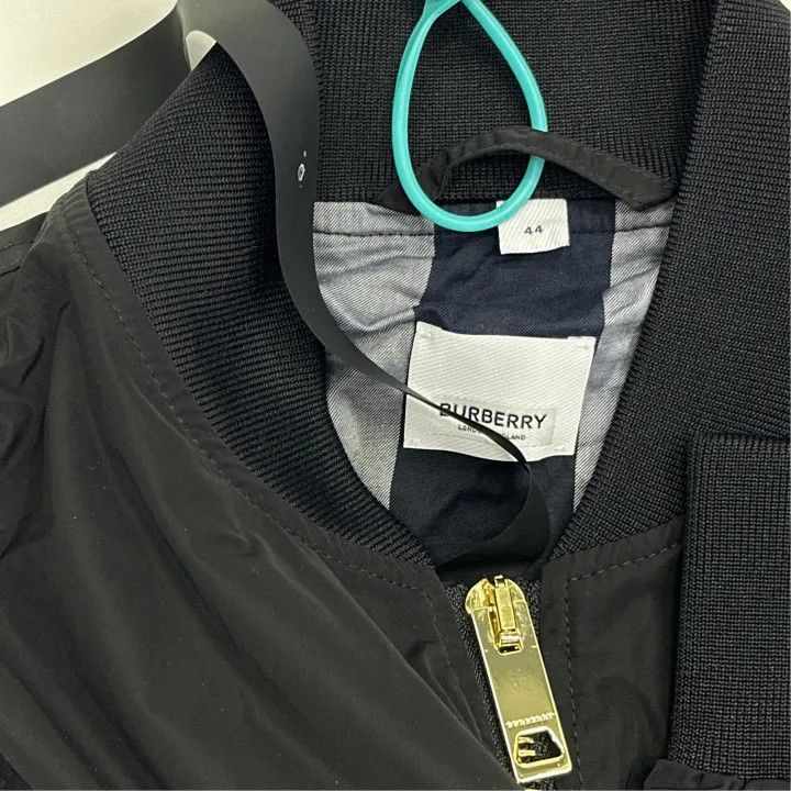 Burberry Burberry Black Long Sleeve Bomber Jacket Size US L / EU 52-54 / 3 - 2 Thumbnail