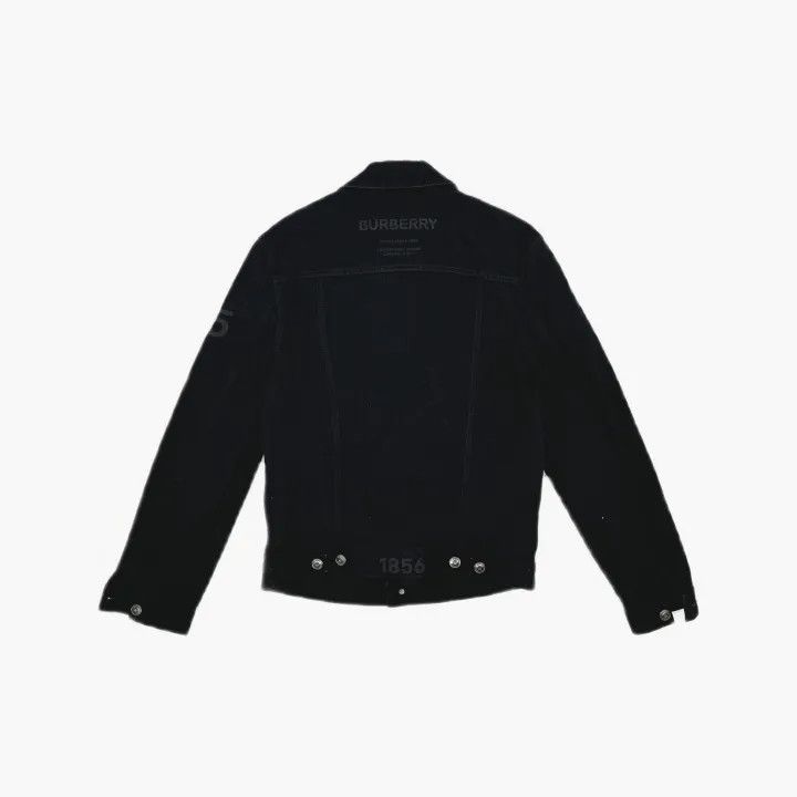 Burberry Burberry Black Logo Denim Jacket Size US L / EU 52-54 / 3 - 3 Thumbnail
