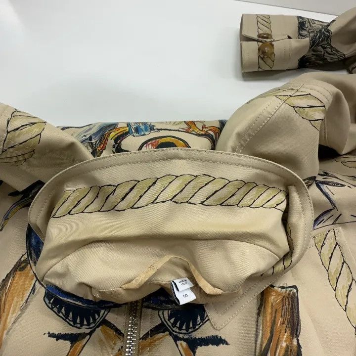 Burberry Burberry Ocean Sketch Print Long Sleeve Jacket Size US L / EU 52-54 / 3 - 6 Thumbnail