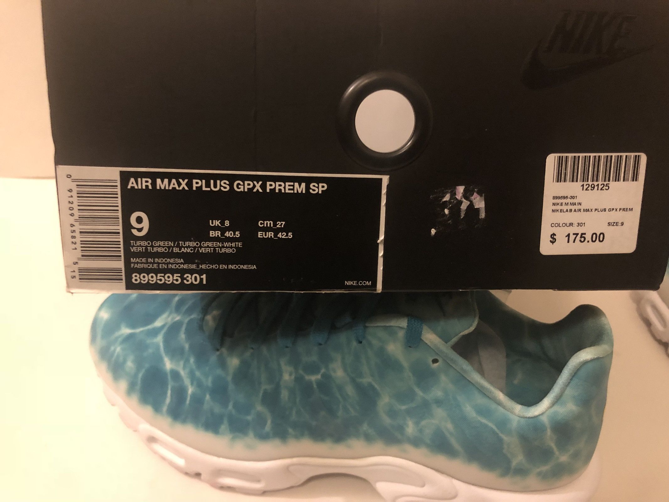 Nike NIKE AIR MAX PLUS TN GPX SP TUNED SWIMMING POOL LA REQUIN 899595 301 Grailed