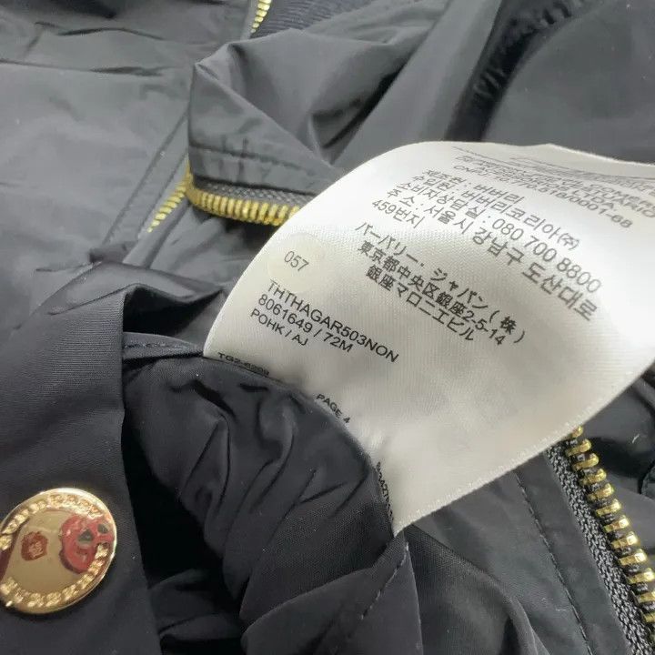 Burberry Burberry Black Zip Long Sleeve Pilot Jacket Size US L / EU 52-54 / 3 - 4 Thumbnail