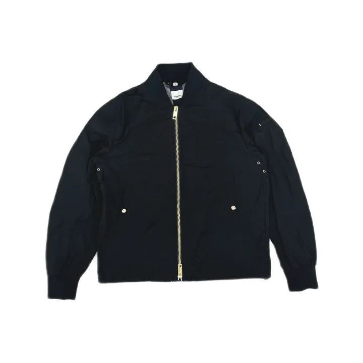 Burberry Burberry Black Zip Long Sleeve Pilot Jacket Size US L / EU 52-54 / 3 - 2 Thumbnail