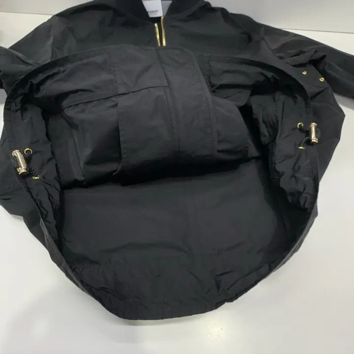 Burberry Burberry Black Zip Long Sleeve Pilot Jacket Size US L / EU 52-54 / 3 - 7 Thumbnail