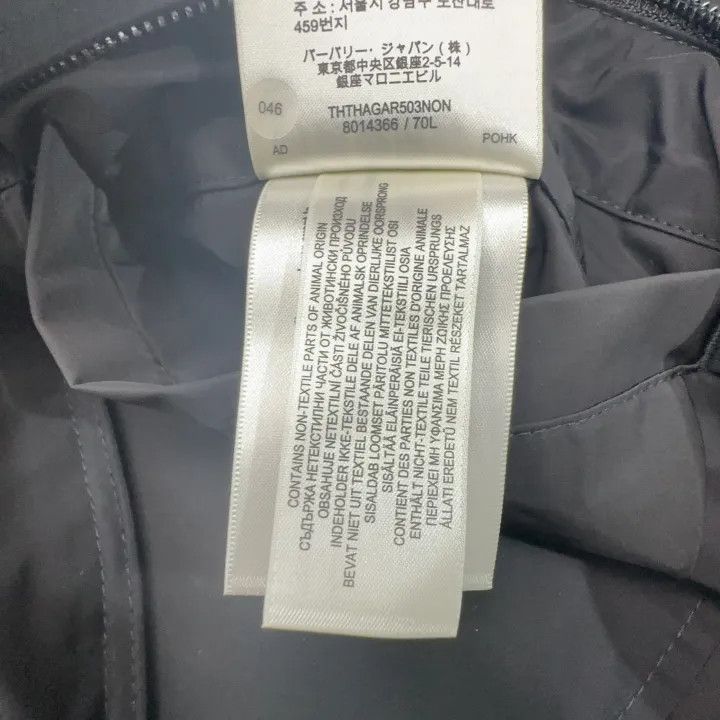 Burberry Burberry SS21 Black Zip Long Sleeve Jacket Size US L / EU 52-54 / 3 - 3 Thumbnail
