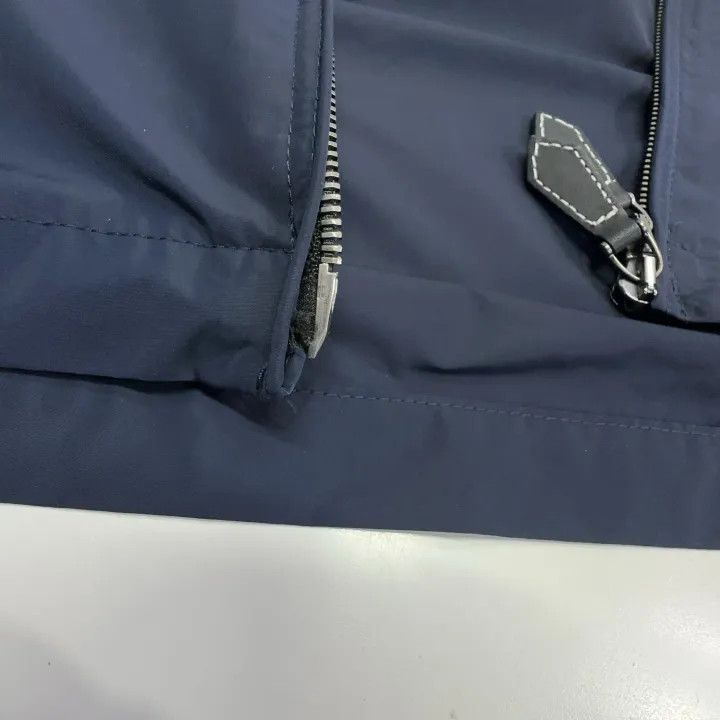 Burberry Burberry Blue Leather Logo Jacket for Men Size US L / EU 52-54 / 3 - 8 Thumbnail