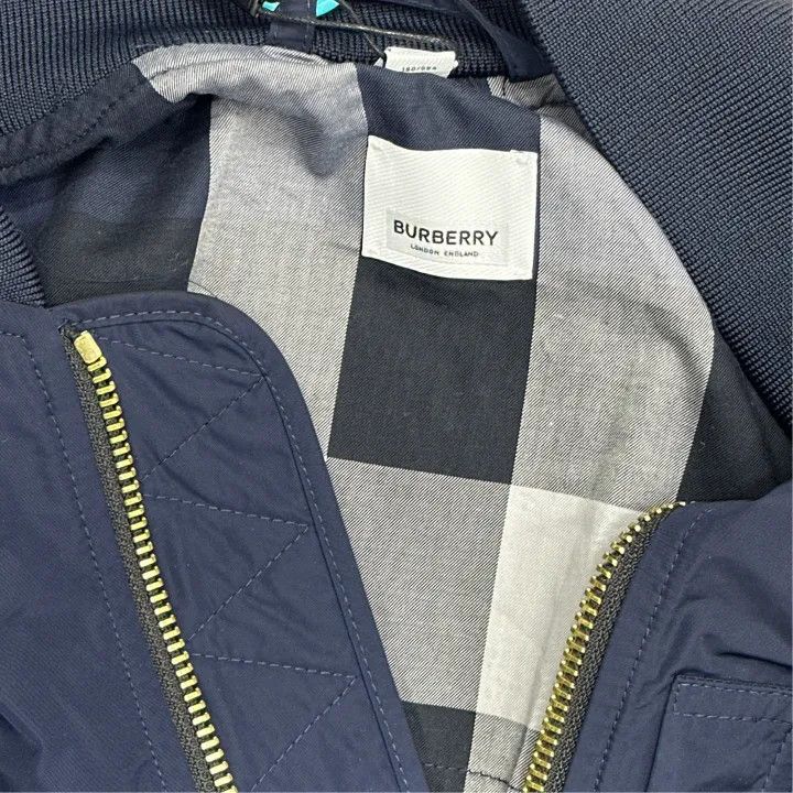 Burberry Burberry Navy Logo Pilot Jacket for Men Size US M / EU 48-50 / 2 - 5 Thumbnail