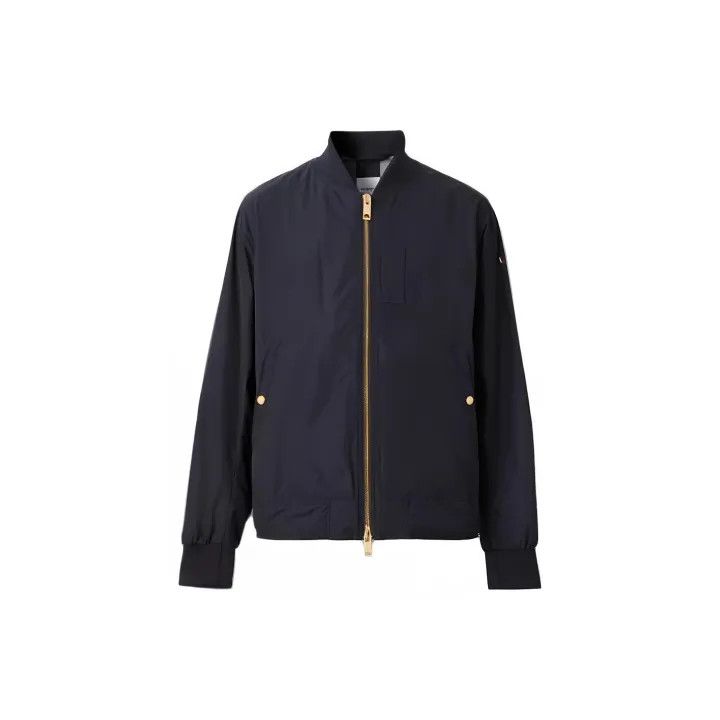 Burberry Burberry Navy Logo Pilot Jacket for Men Size US M / EU 48-50 / 2 - 2 Thumbnail
