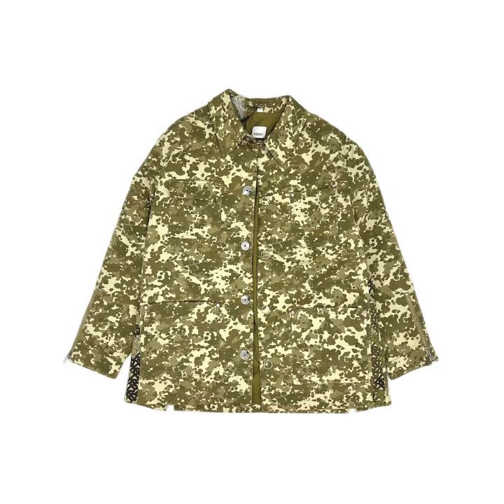 Burberry Burberry Camouflage Print Long Sleeve Coat Size US L / EU 52-54 / 3 - 2 Thumbnail