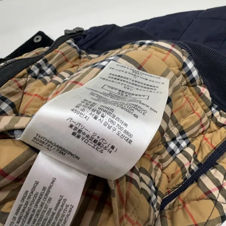 Burberry Burberry Men's Navy Quilted Jacket Size US L / EU 52-54 / 3 - 7 Thumbnail