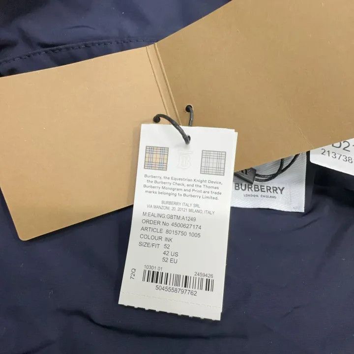 Burberry Burberry Solid Color Hooded Jacket Size US L / EU 52-54 / 3 - 11 Thumbnail