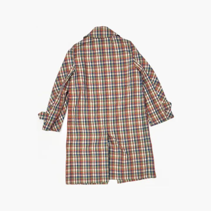 Burberry Casual Plaid Long Coat