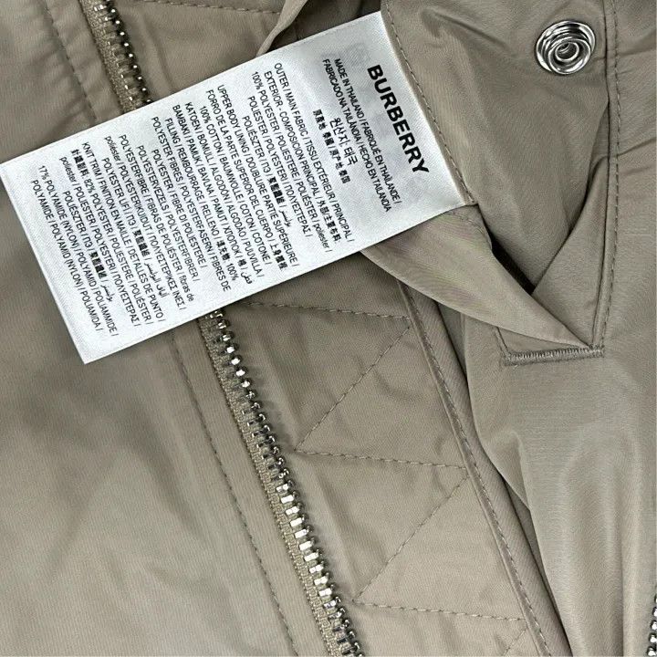 Burberry Burberry Beige Zip-Up Baseball Collar Jacket Size US L / EU 52-54 / 3 - 6 Thumbnail