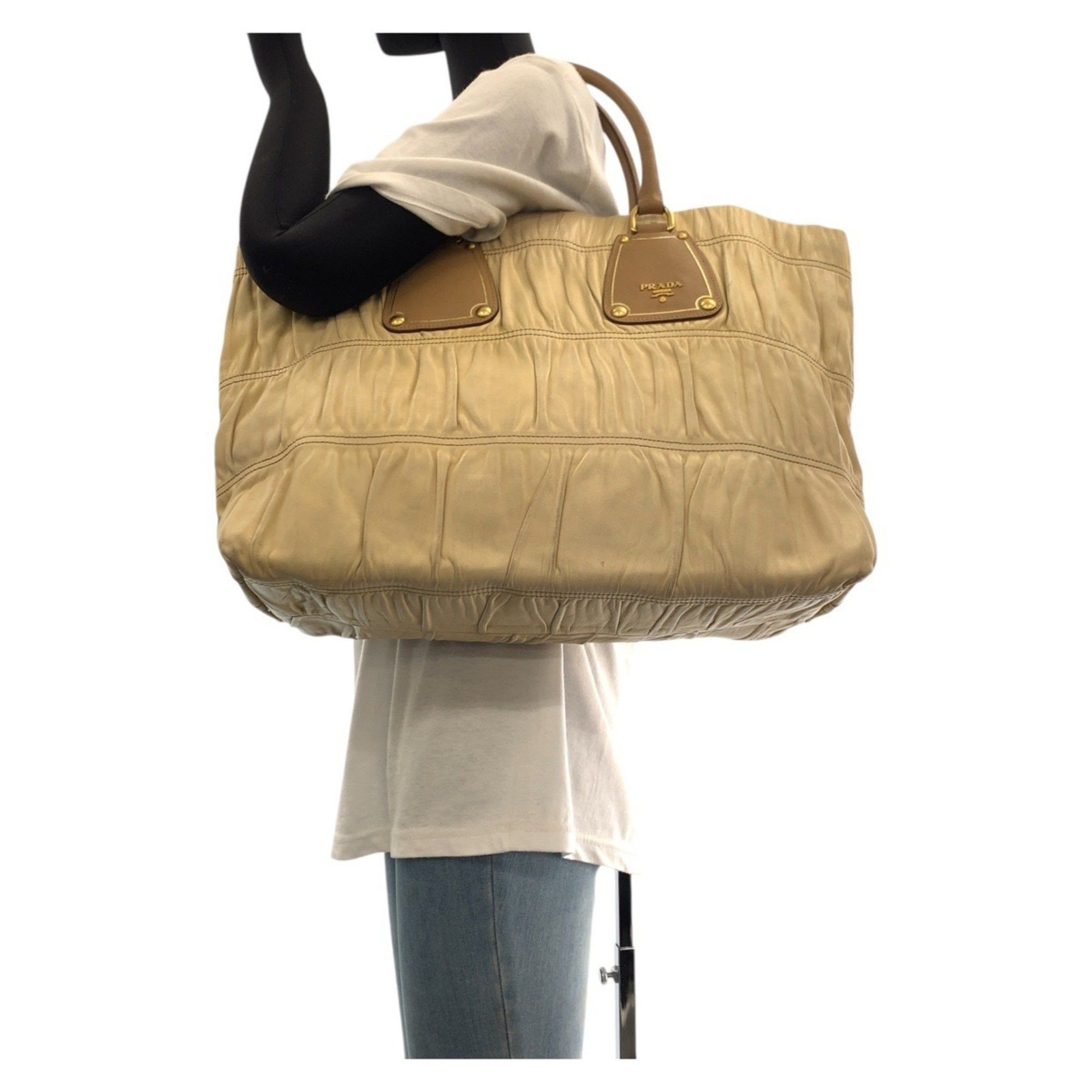 Prada Prada Gathered shoulder Size ONE SIZE - 9 Thumbnail