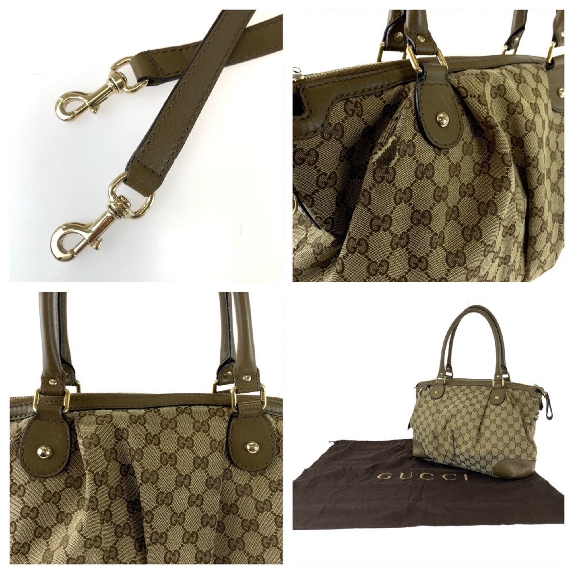 Gucci Gucci GG canvas tote Size ONE SIZE - 7 Thumbnail