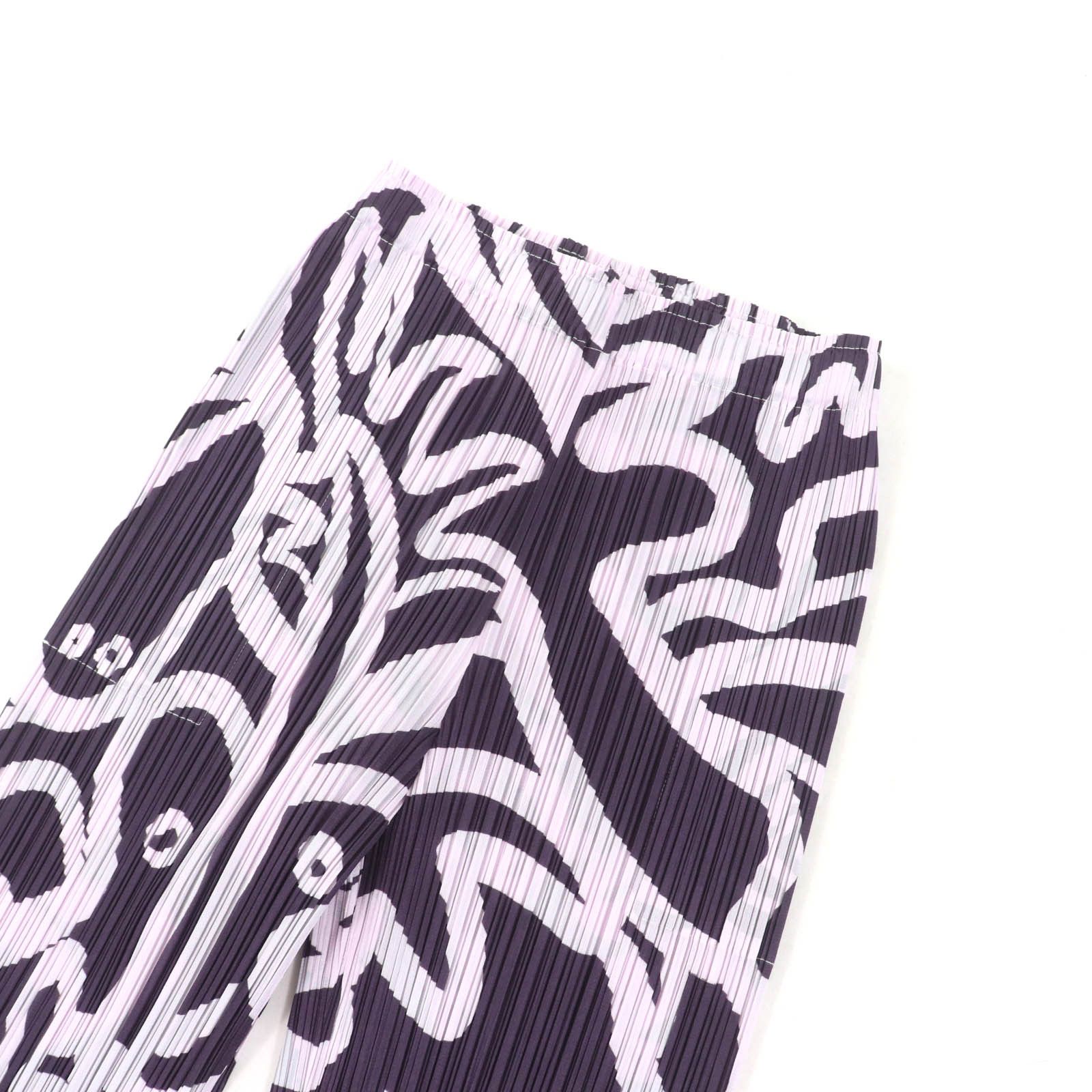 Issey Miyake Issey Miyake PLEATS PLEASE SEEKER Animal Print Pants Others Pants PP33JF713 DUTY FREE for USA Size ONE SIZE - 3 Thumbnail