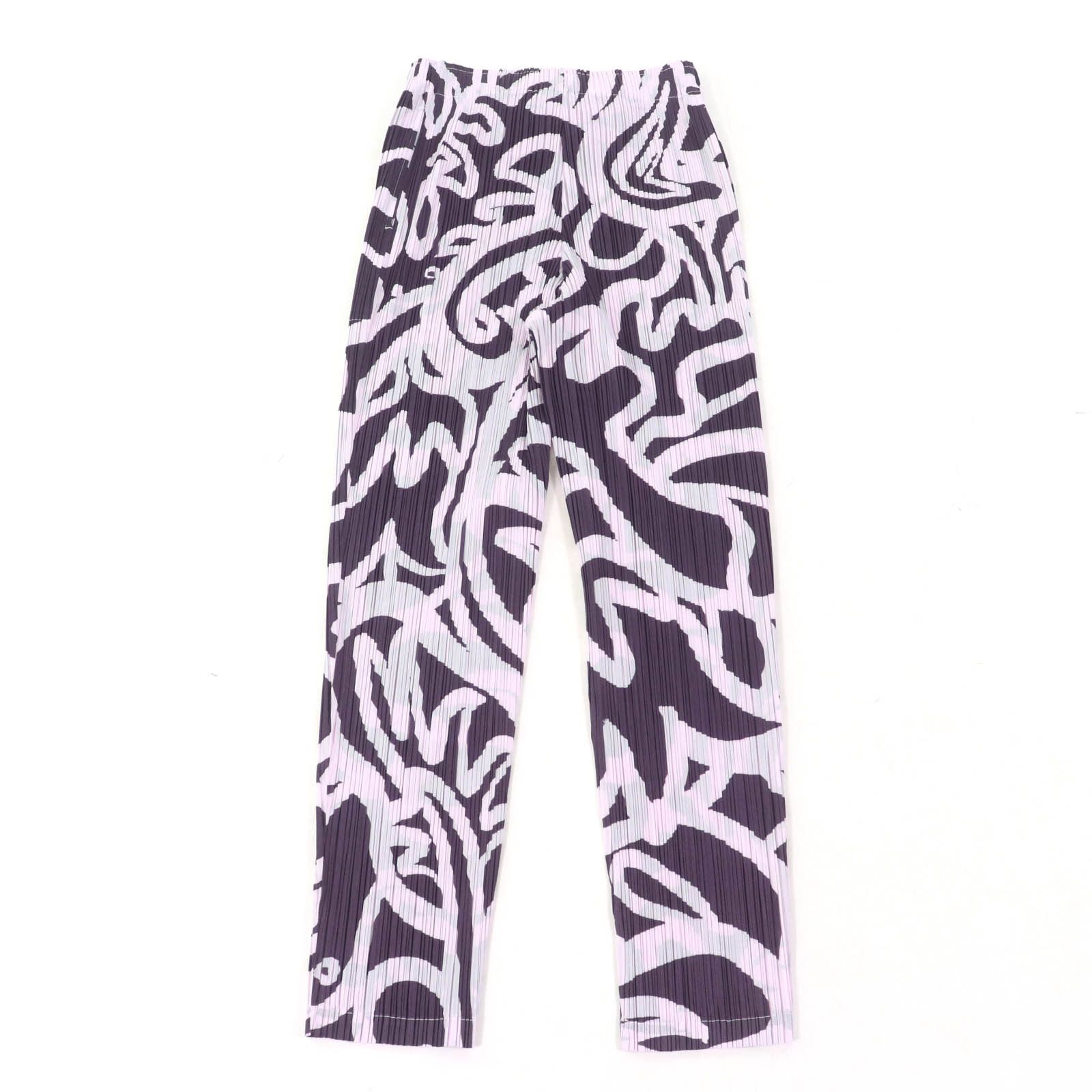 Issey Miyake Issey Miyake PLEATS PLEASE SEEKER Animal Print Pants Others Pants PP33JF713 DUTY FREE for USA Size ONE SIZE - 2 Thumbnail